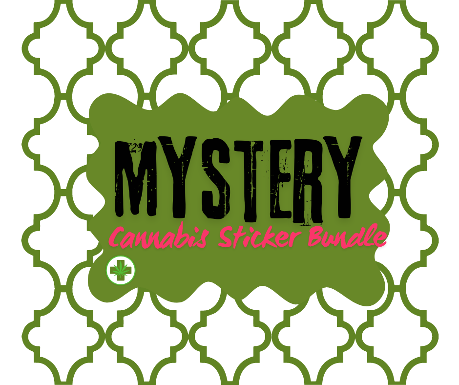 Mystery Sticker Cannabis  Bundle