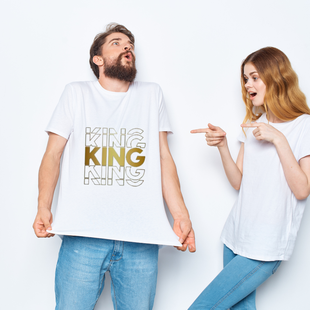 King White T-shirt|Without Canna