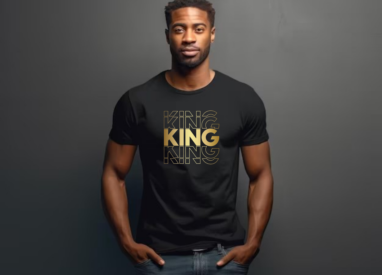 King White T-shirt|Without Canna