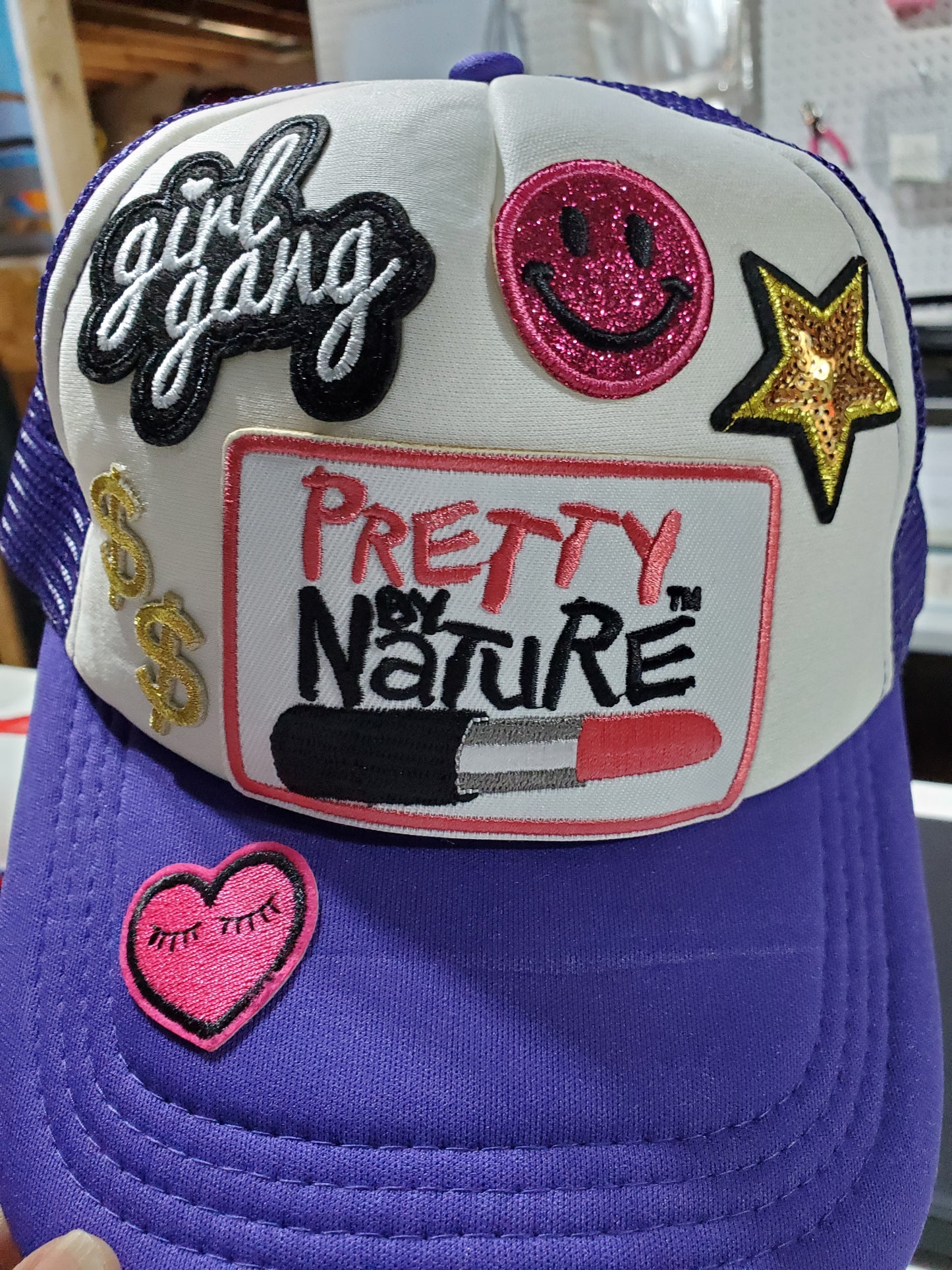 Pretty In Nature Girl Gang Trucker Hat